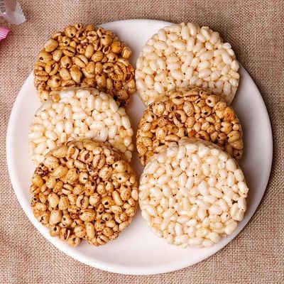 Đồ ăn nhẹ ngọt ngào, giòn Senbei Rice Cracker